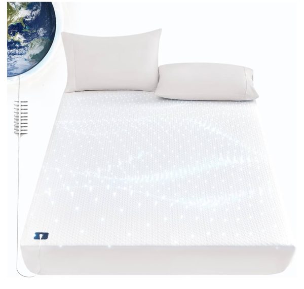 Sábana de Grounding – Fibra de Plata (Silver Fiber) – Queen Size