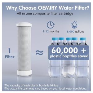 Ecoviva Under Sink Reverse Osmosis Water Filtration System, 8 Stages, 600 GPD, High Efficiency - Image 5