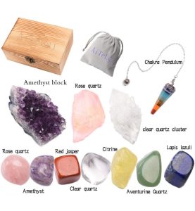 Set de Cristales “Ritual de Energía” – Kit de Sanación y Equilibrio de Chakras - Imagen 3
