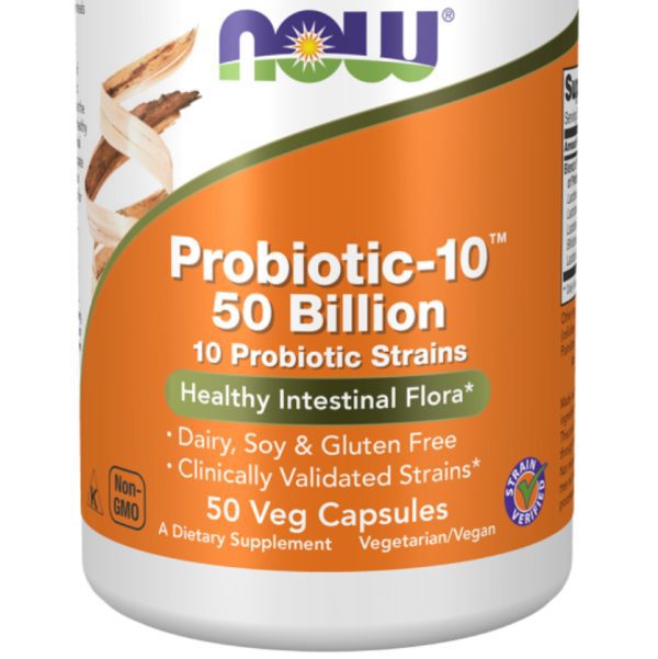 Probiótico 10™ 50 Billion de NOW Foods
